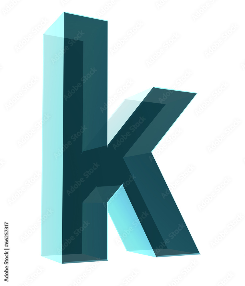 3d letter collection - Small cases - k 3d letter collection - Small cases - k