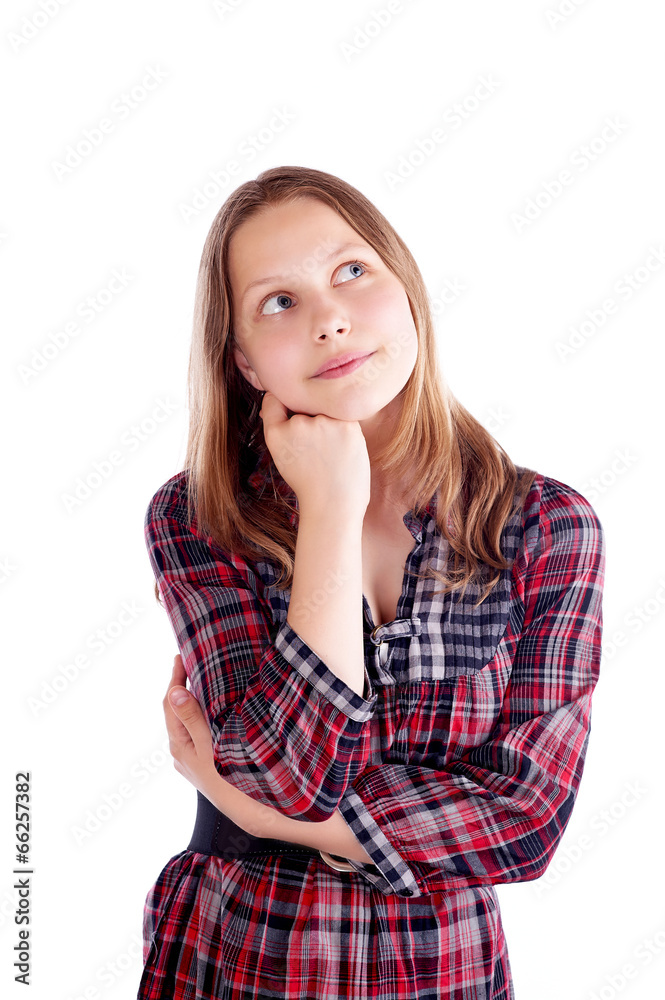 Happy teen girl posing Happy teen girl posing