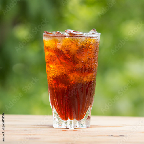 glass of ice tea