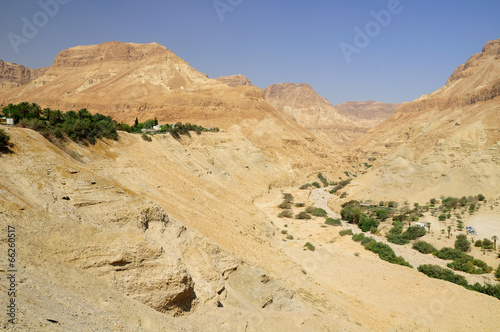 Natural desert landscape at the dead sea area. Israel.