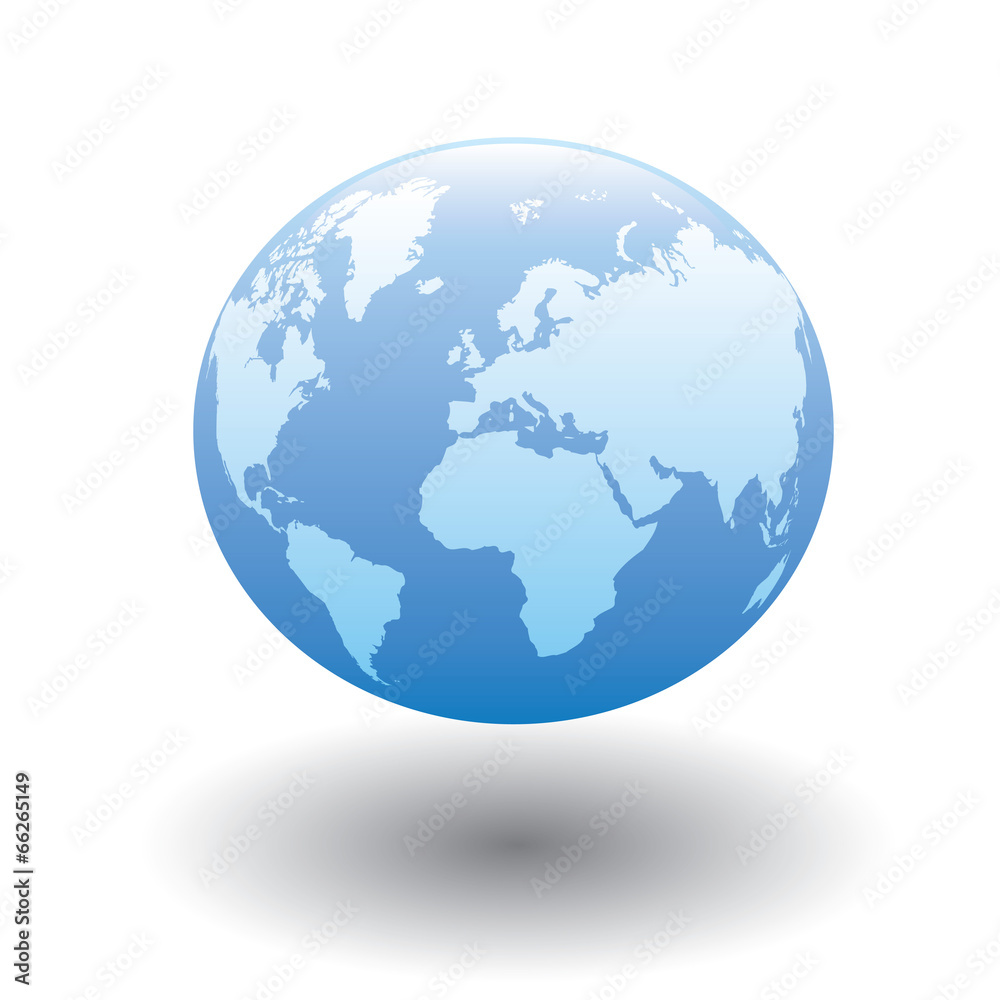 blue globe