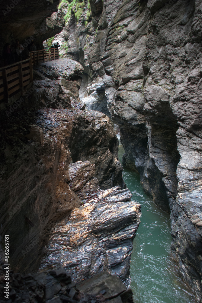 Obraz premium Gorges de Liechtensteinklamm