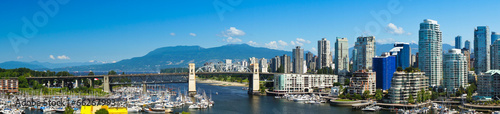 Beautiful view of Vancouver, British Columbia, Canada photo