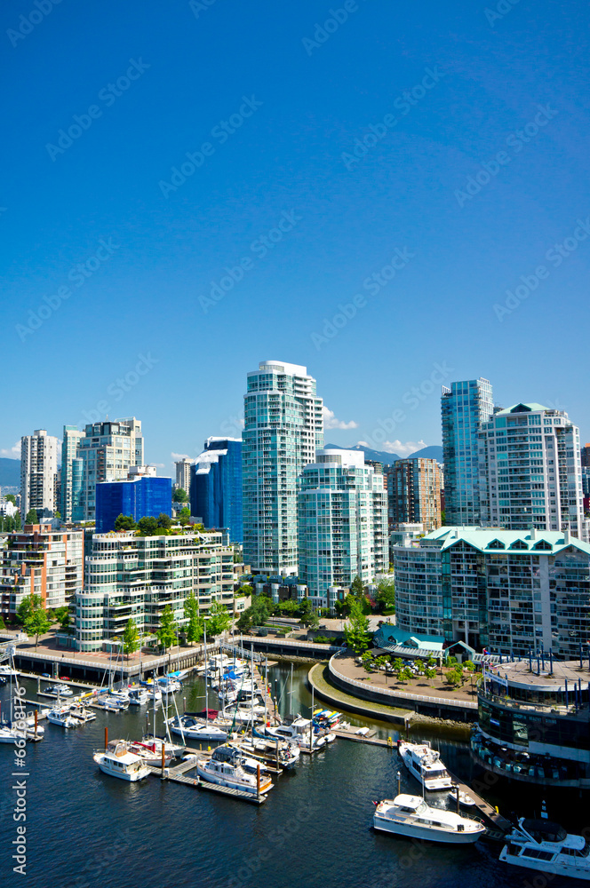 Fototapeta premium Beautiful view of Vancouver, British Columbia, Canada
