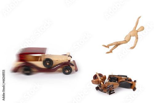 Slika na platnu toys accident