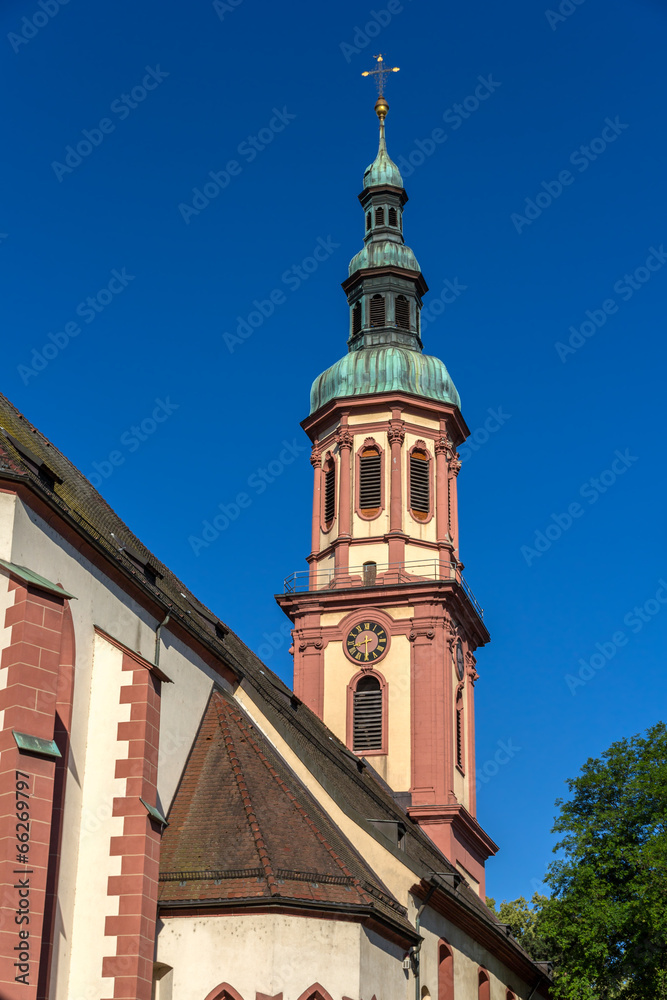 Holy cross church in Offenburg, Germany