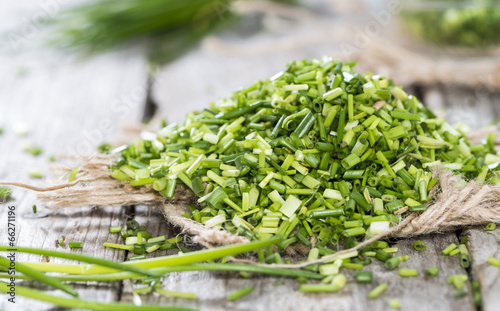 Heap of fresh cutted Chives © HandmadePictures
