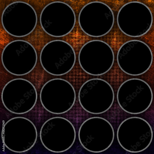 Grunge circles background