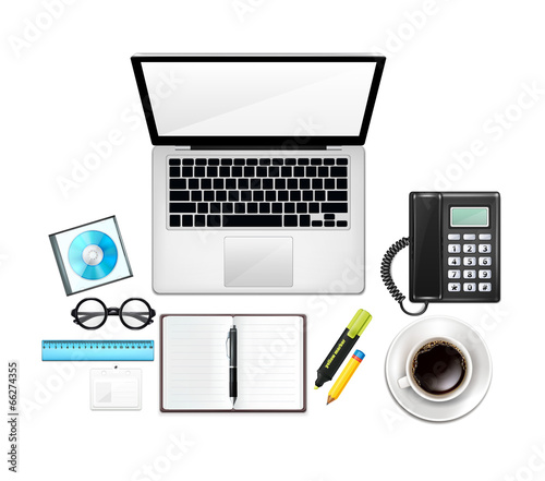 Vector Realistic Workplace