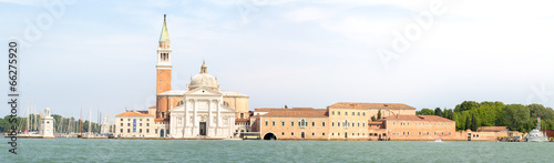 View of San Giorgio Maggiore church in Venice