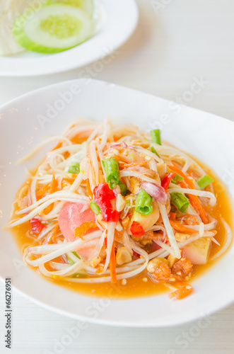 green papaya salad