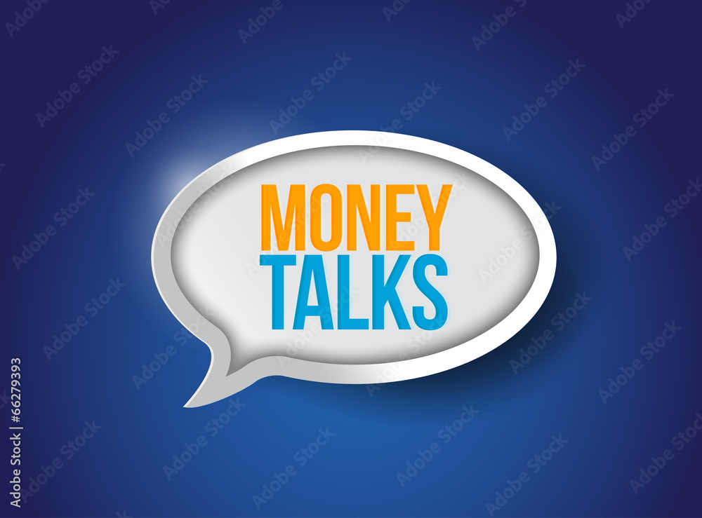 money talks bubble message illustration design money talks bubble message illustration design