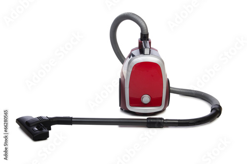 Vacuum cleaner isolated on the white background