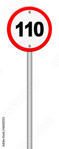 road sign indicating a speed limit