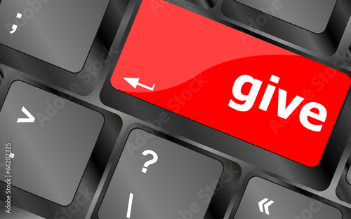 give word on computer pc keyboard key