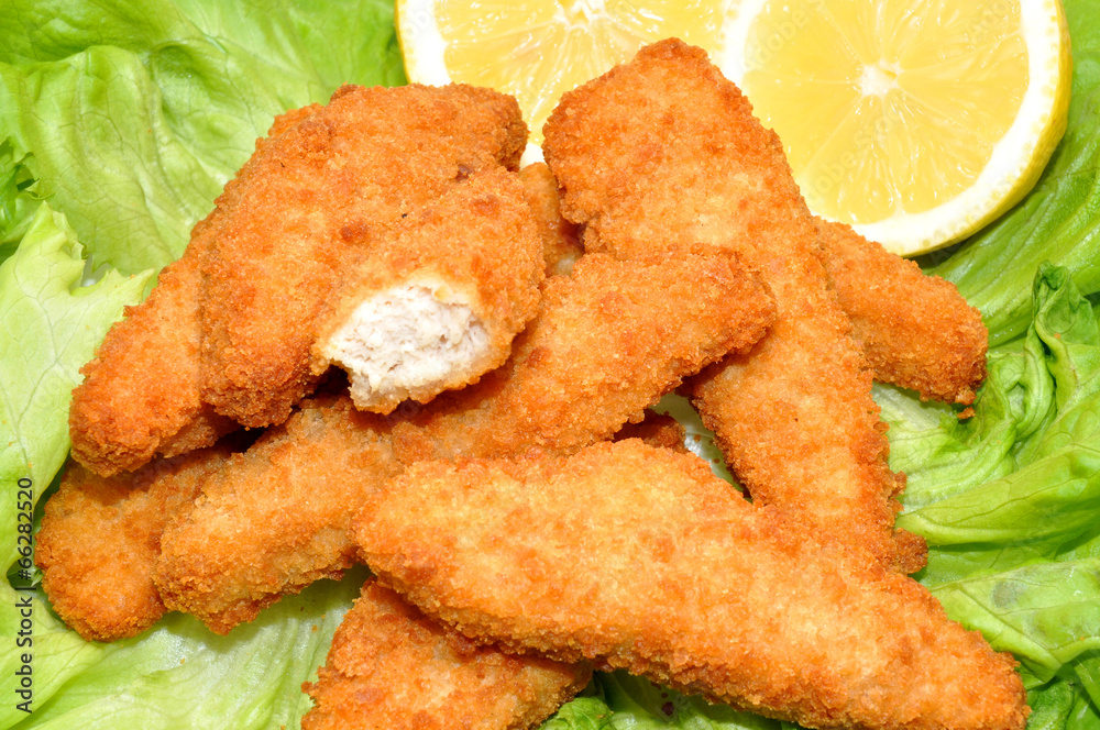 Breaded Chicken Goujons Breaded Chicken Goujons