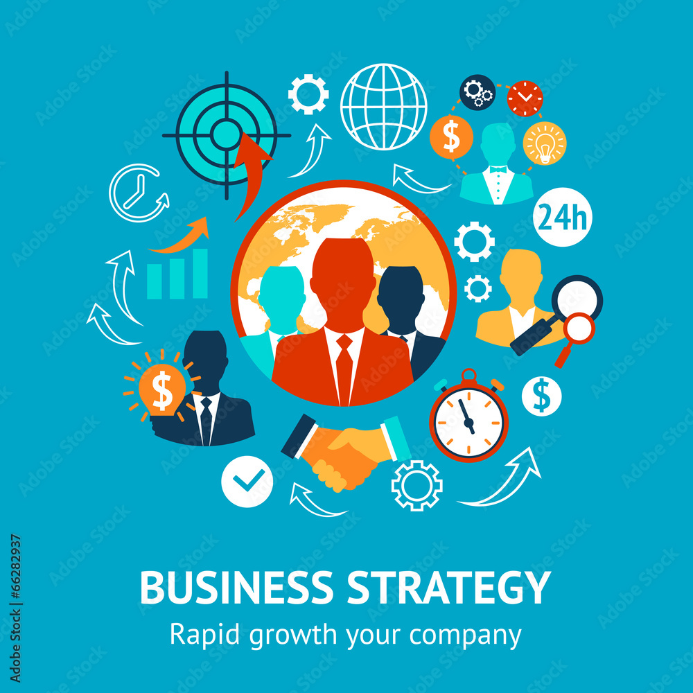 Business and management modern concept Business and management modern concept