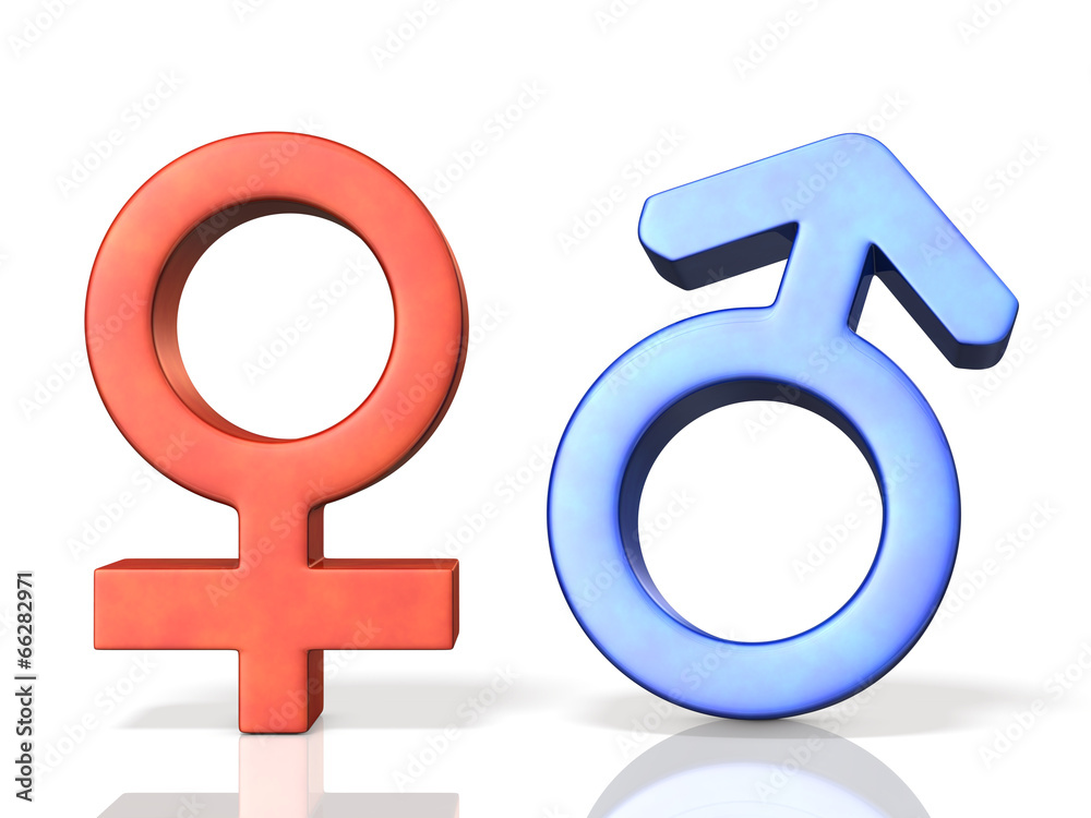 Symbol of male and female Symbol of male and female