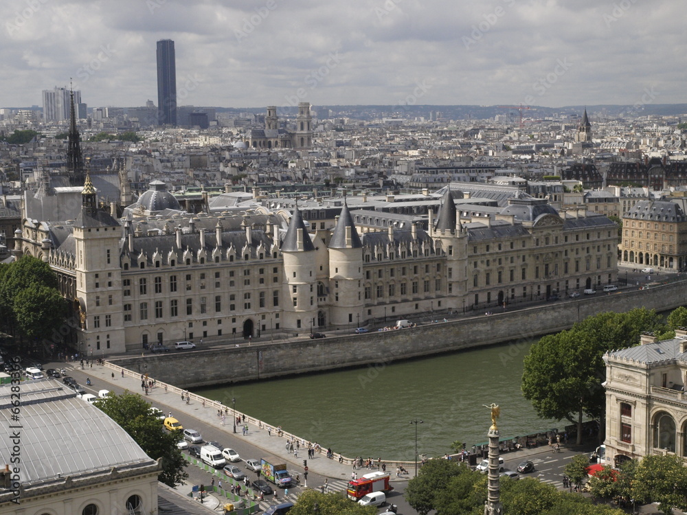 Vista aerea de París