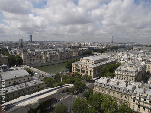 Vista aerea de París