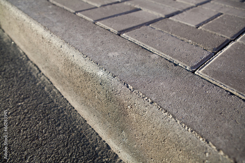 concrete sidewalk closeup photo