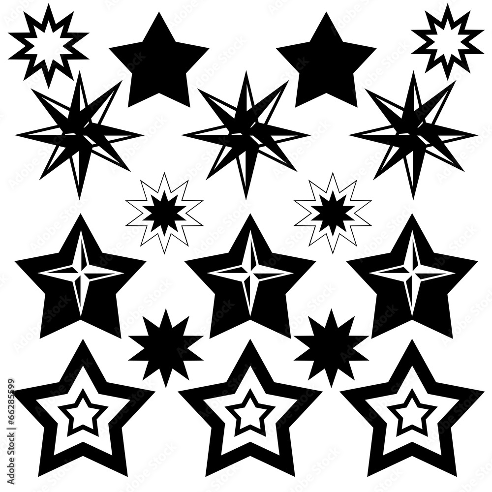 Fototapeta premium Stars icon
