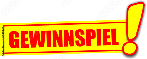 étiquette gewinnspiel