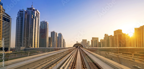 Metro line in Dubai, United Arab Emirates