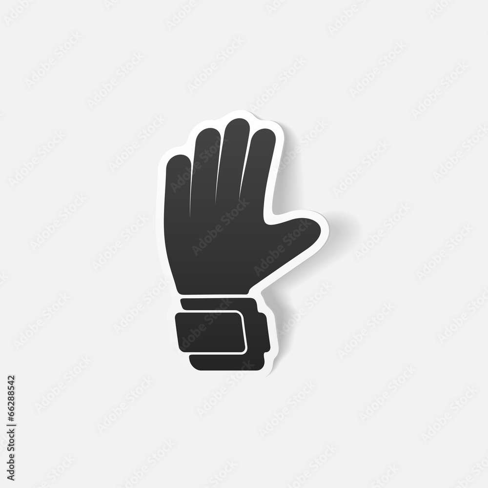 realistic design element: gloves realistic design element: gloves
