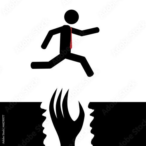 Jump over monster