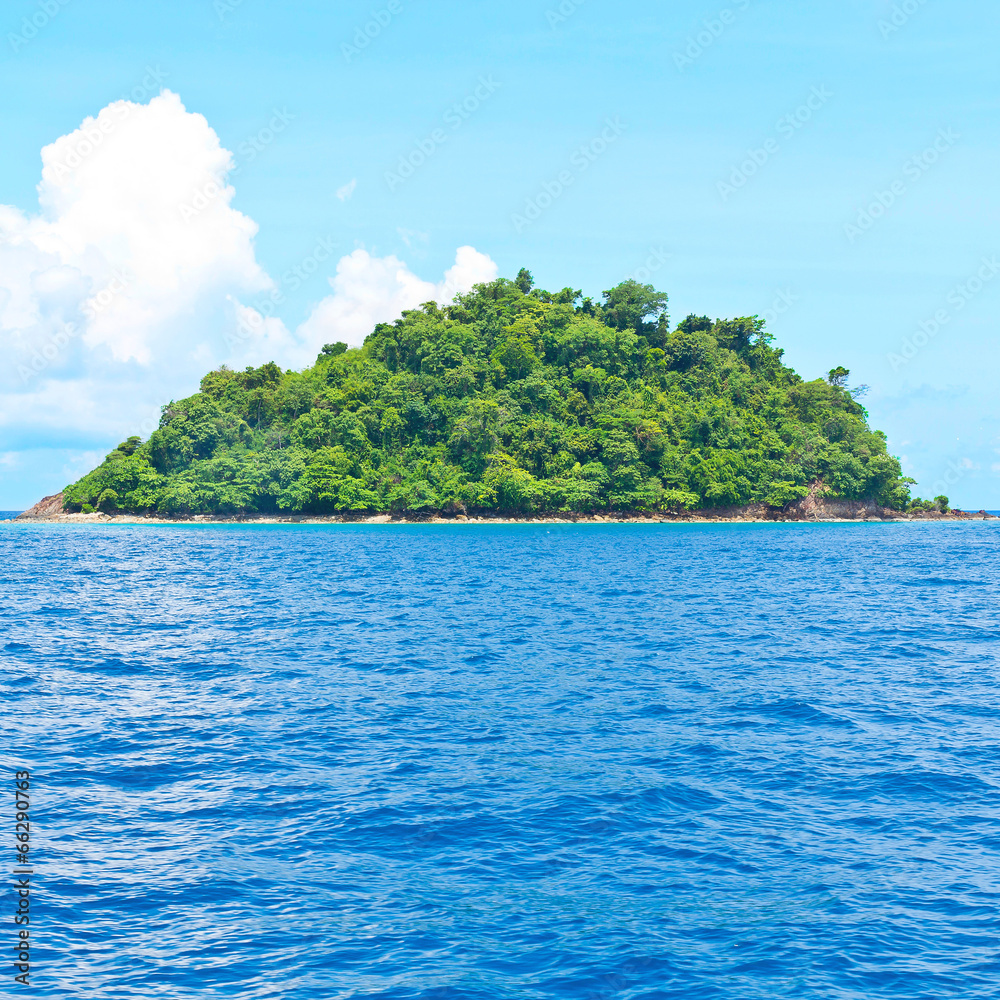 Tropical island in asia