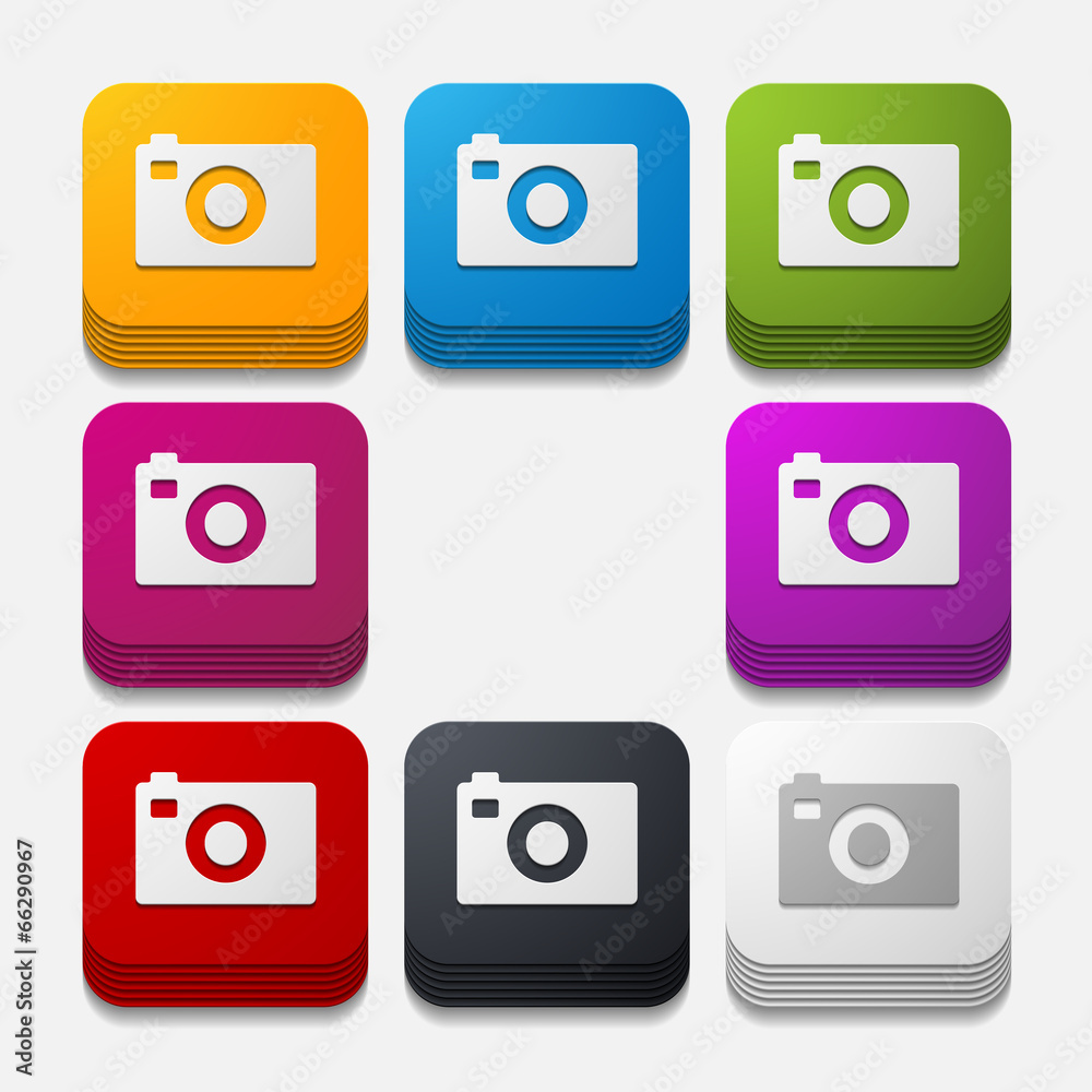 square button: photo square button: photo