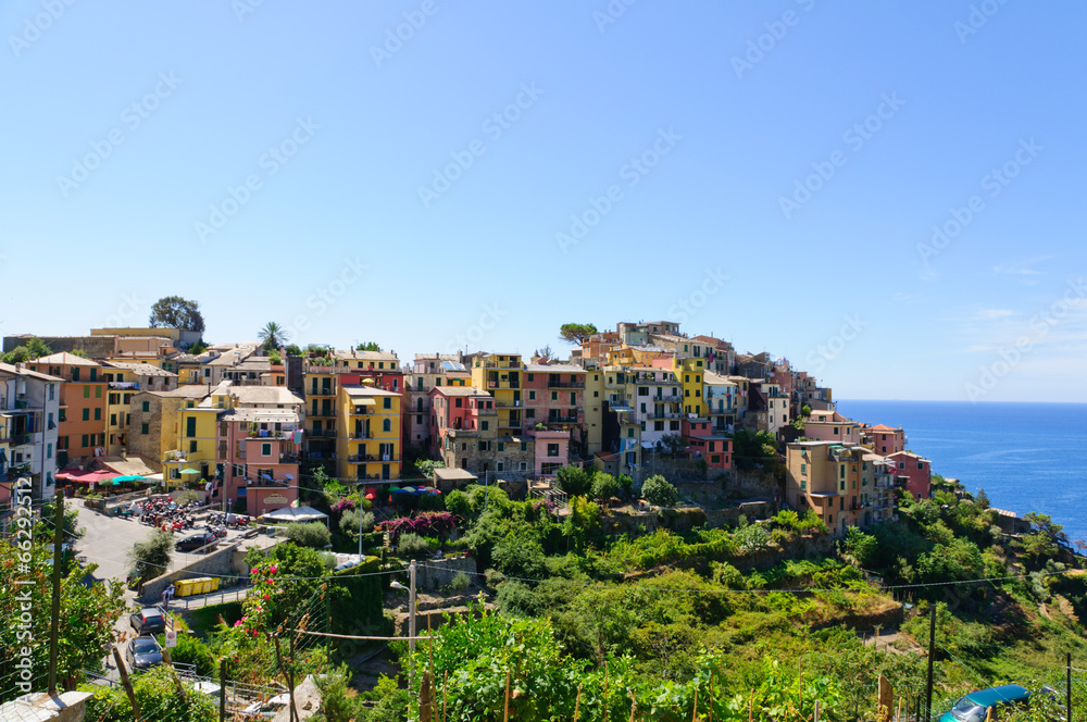 Obraz premium Village of Corniglia in Cinqueterre, Italy