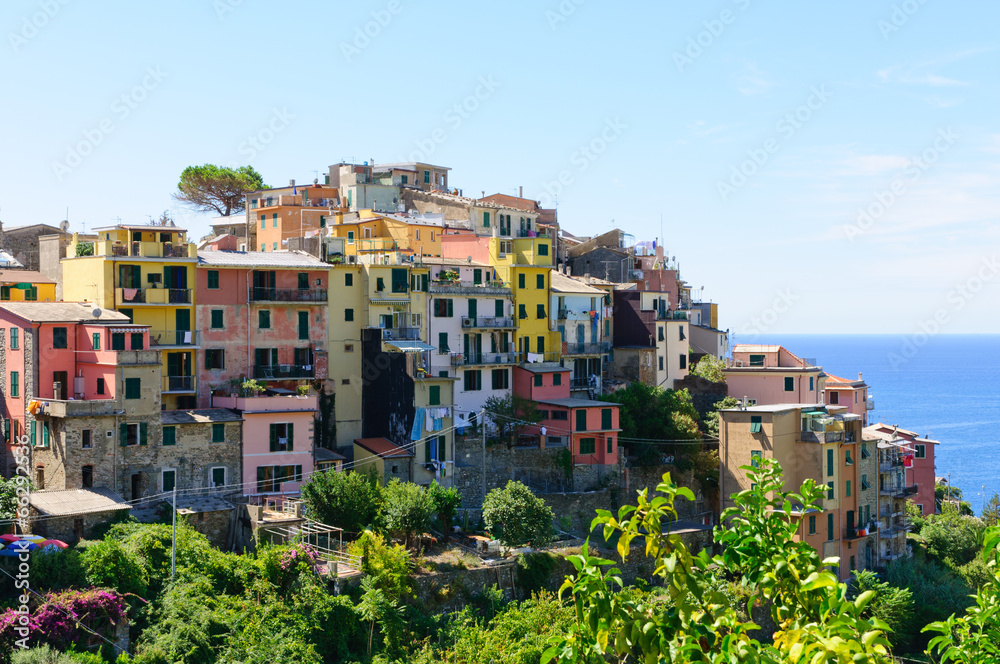 Obraz premium Village of Corniglia in Cinqueterre, Italy