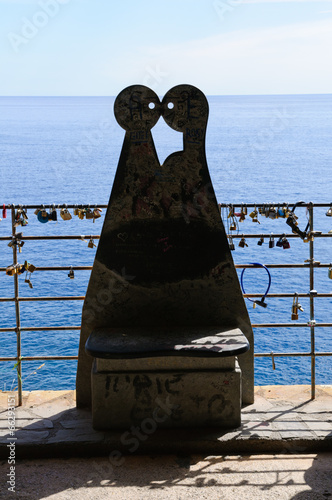 Принти на полотні Via dell'Amore in Cinqueterre, Italy