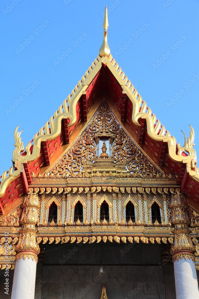Bangkok temple - Marble Temple (Wat Benchamabophit)