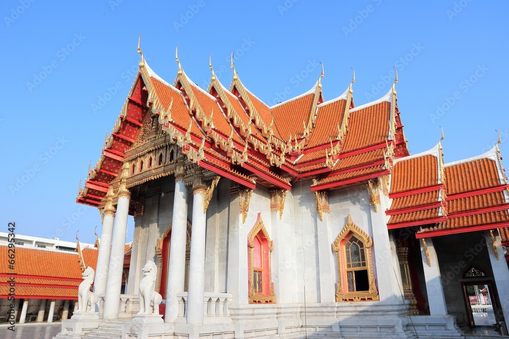 Bangkok temple - Marble Temple (Wat Benchamabophit)
