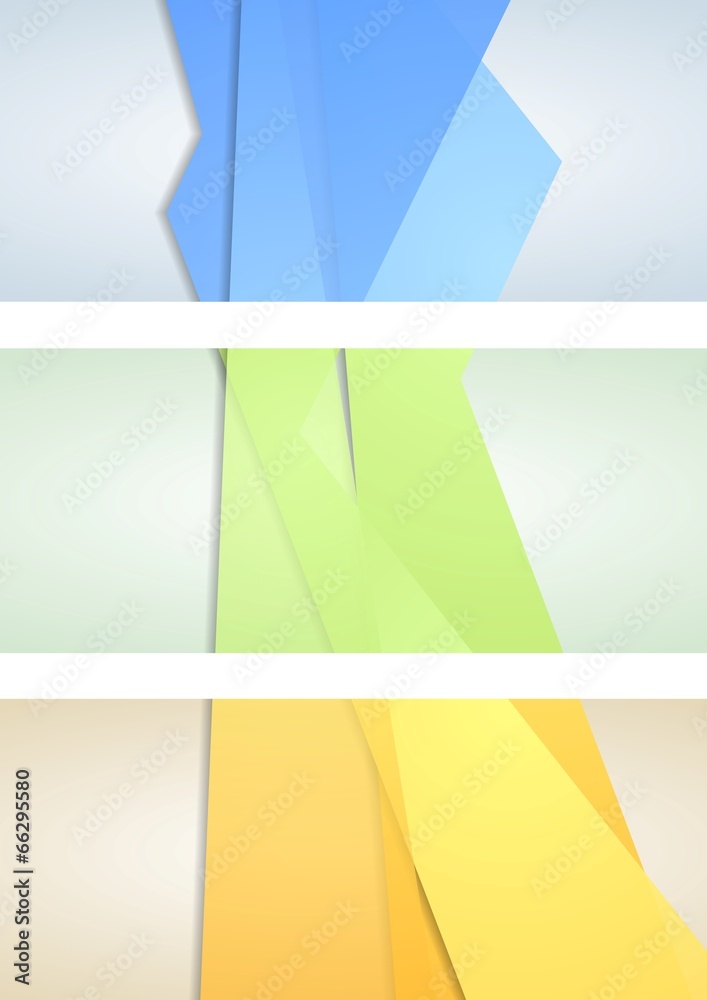 Abstract corporate banners Abstract corporate banners