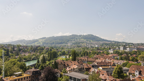 Bern, Altstadt, Matte, Quartier, Aare, Aarebad, Gurten, Schweiz © bill_17