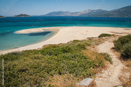 Golden beach, Evbia, Greece photo