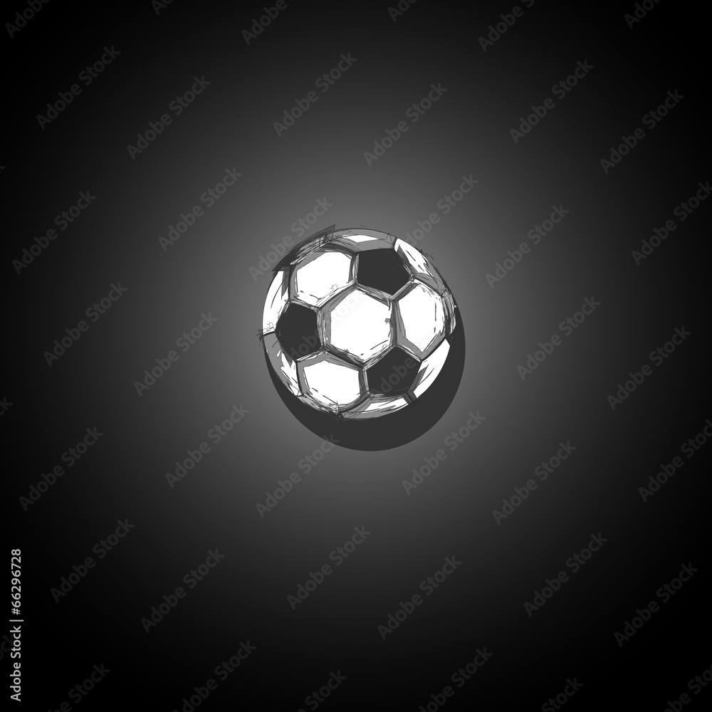 Obraz premium Football background with soccer ball
