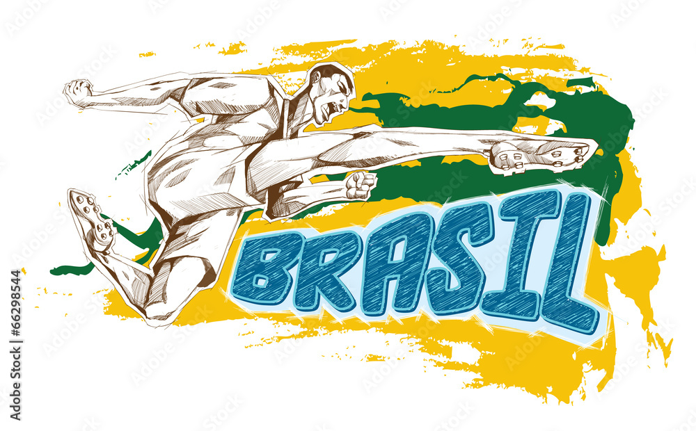 Fototapeta premium brasil sign for T-Shirts