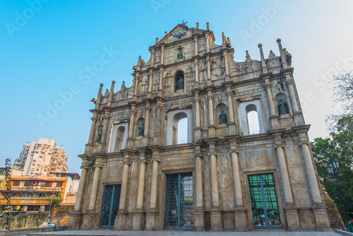 Ruins of St Paul s - A famous tourist sightseeing in Macau