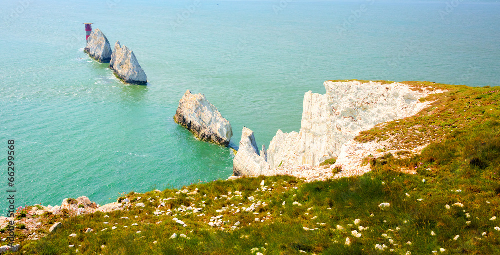 Fototapeta premium The Needles Isle of Wight Alum Bay