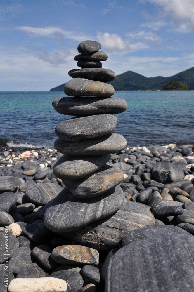 Fototapeta premium The arrangement of stones