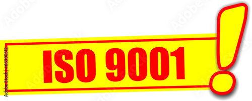 étiquette iso 9001