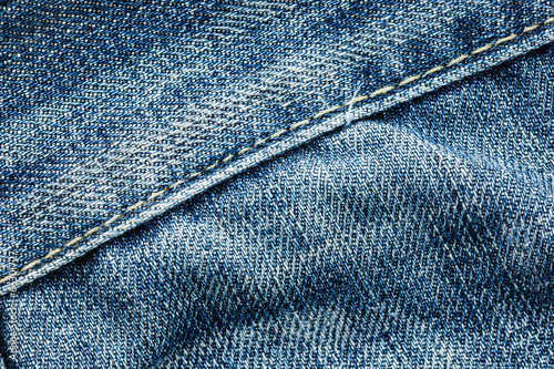 close up skin of jeans