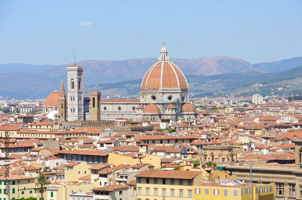Duomo Santa Maria del Fiore - Historic centre of Florence in Ita