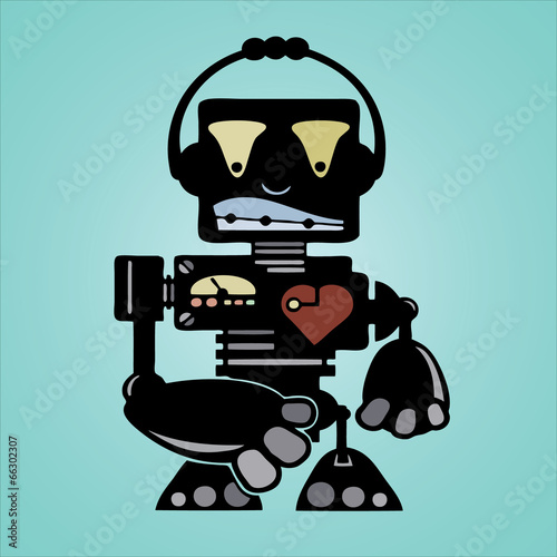 Robot with human heart