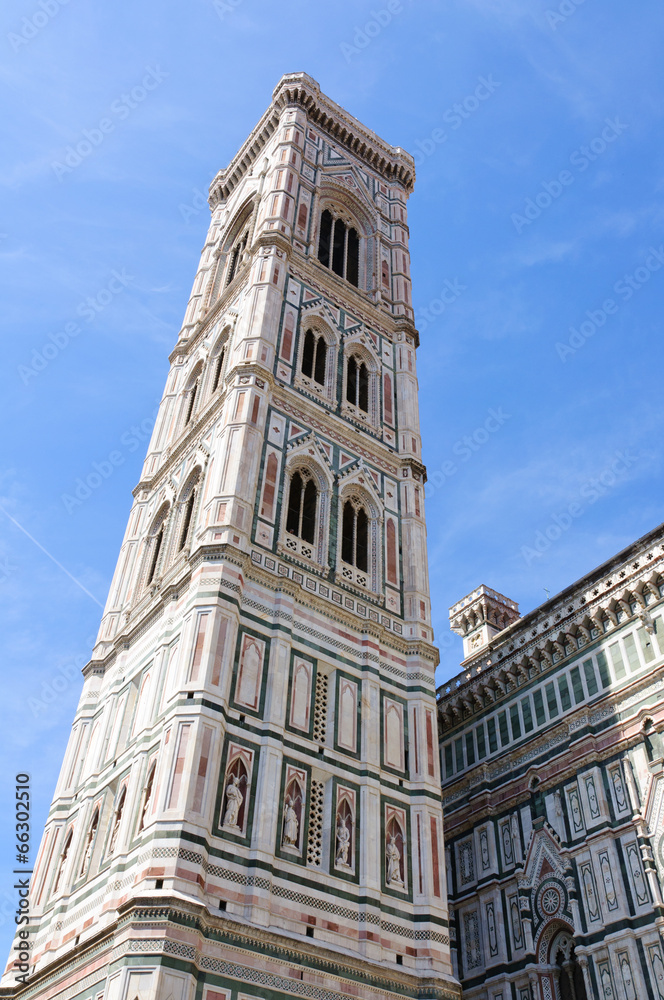 Campanile di Giotto - Historic centre of Florence in Italy